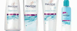 Otra muestra gratuita de Pantene, esta vez, de su nuevo producto Aqua Light