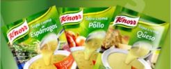 Consigue varios productos de Knorr gratis