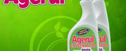 Muestras de productos de limpieza Agerul