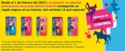 Consigue regalos directos en los estuches de Preservativos Control