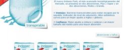 Prueba gratuita de la nueva ropa interior absorbente de Indasec