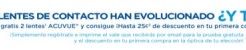 Muestra gratis de lentillas de contacto Acuvue