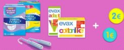 Muestras de tampones y salvaslips