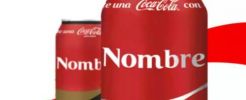 50.000 etiquetas personalizadas gratis a domicilio ¡de Coca Cola!