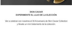 Muestras gratis de Skin Caviar en El Corte Inglés